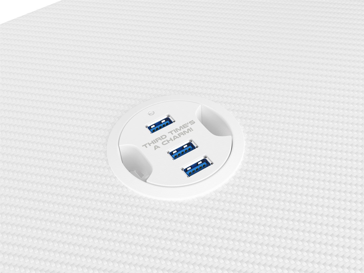 Genesis Gaming Desk HOLM 320 RGB White 120 cm x 75 cm