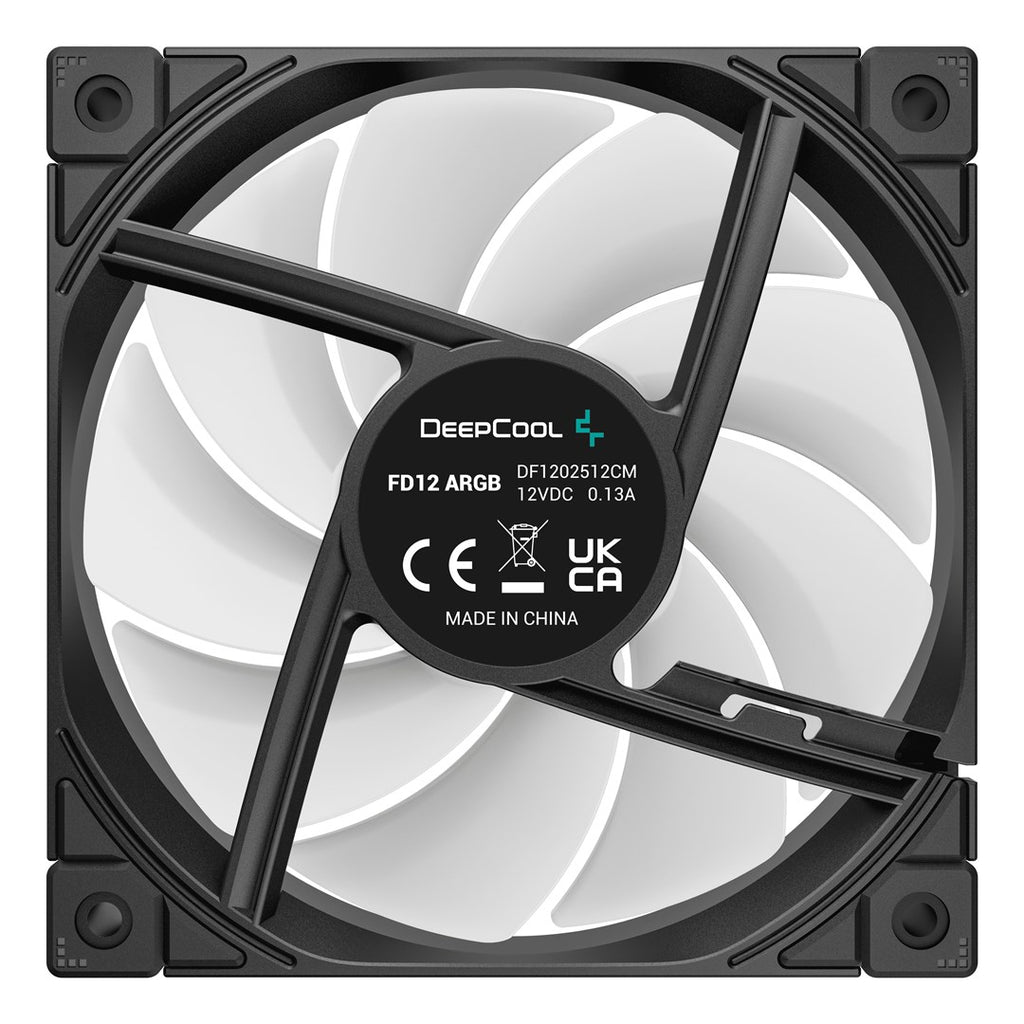 DEEPCOOL ARGB-3 IN 1 Performance 120 mm Fan Black 3 | Model R-FD12-BKAPN3-G