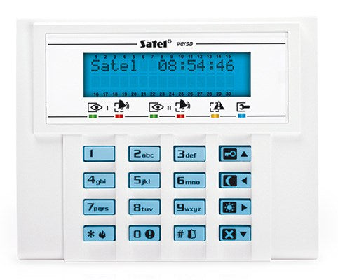 SATEL VERSA-LCD-BL Security Access Control System White
