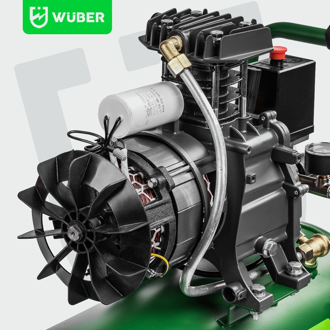 WUBER Oil-Lubricated Compressor 24 L 1100 W Universal W54001