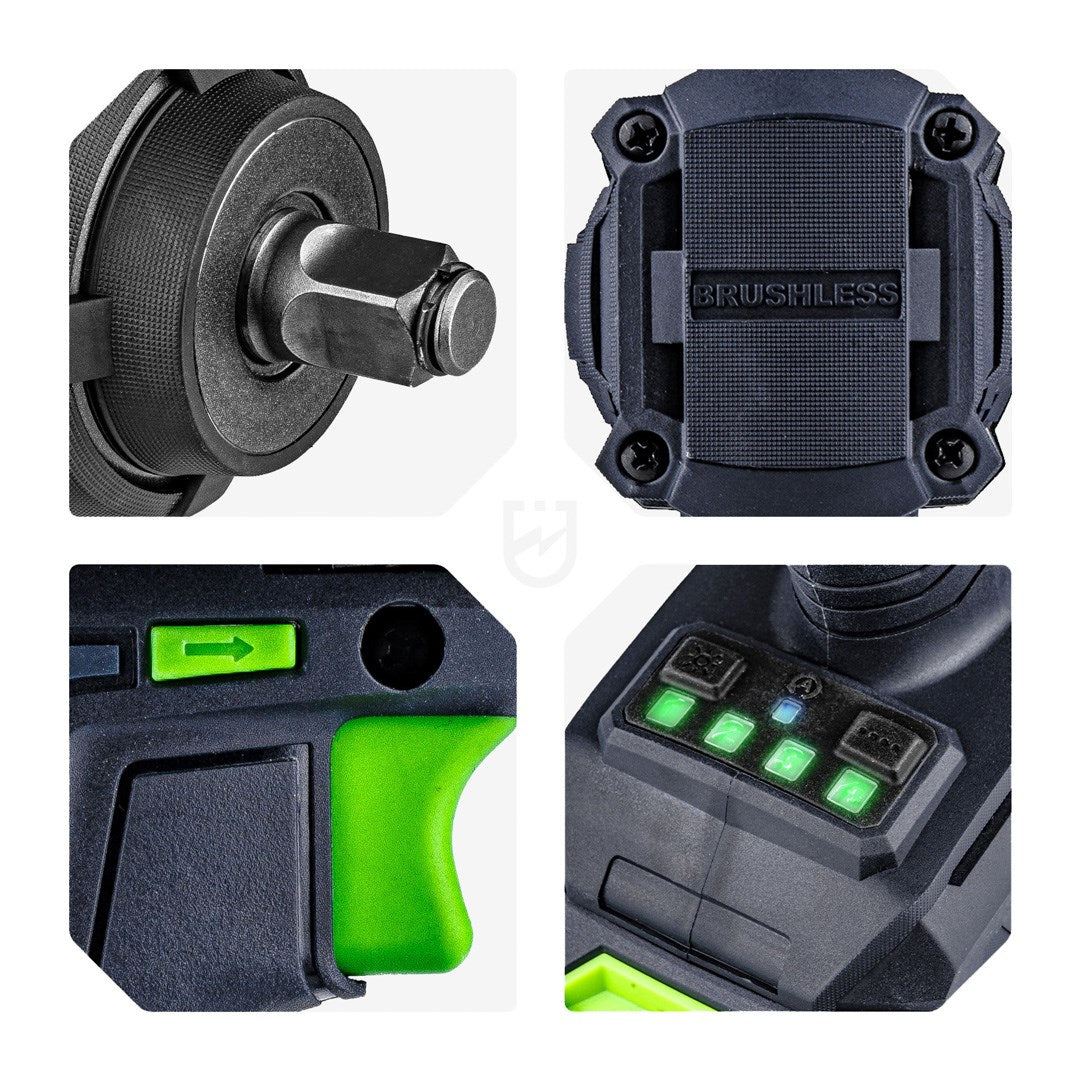 WUBER Brushless Impact Wrench 20V 2200W 1000N⋅m W04604