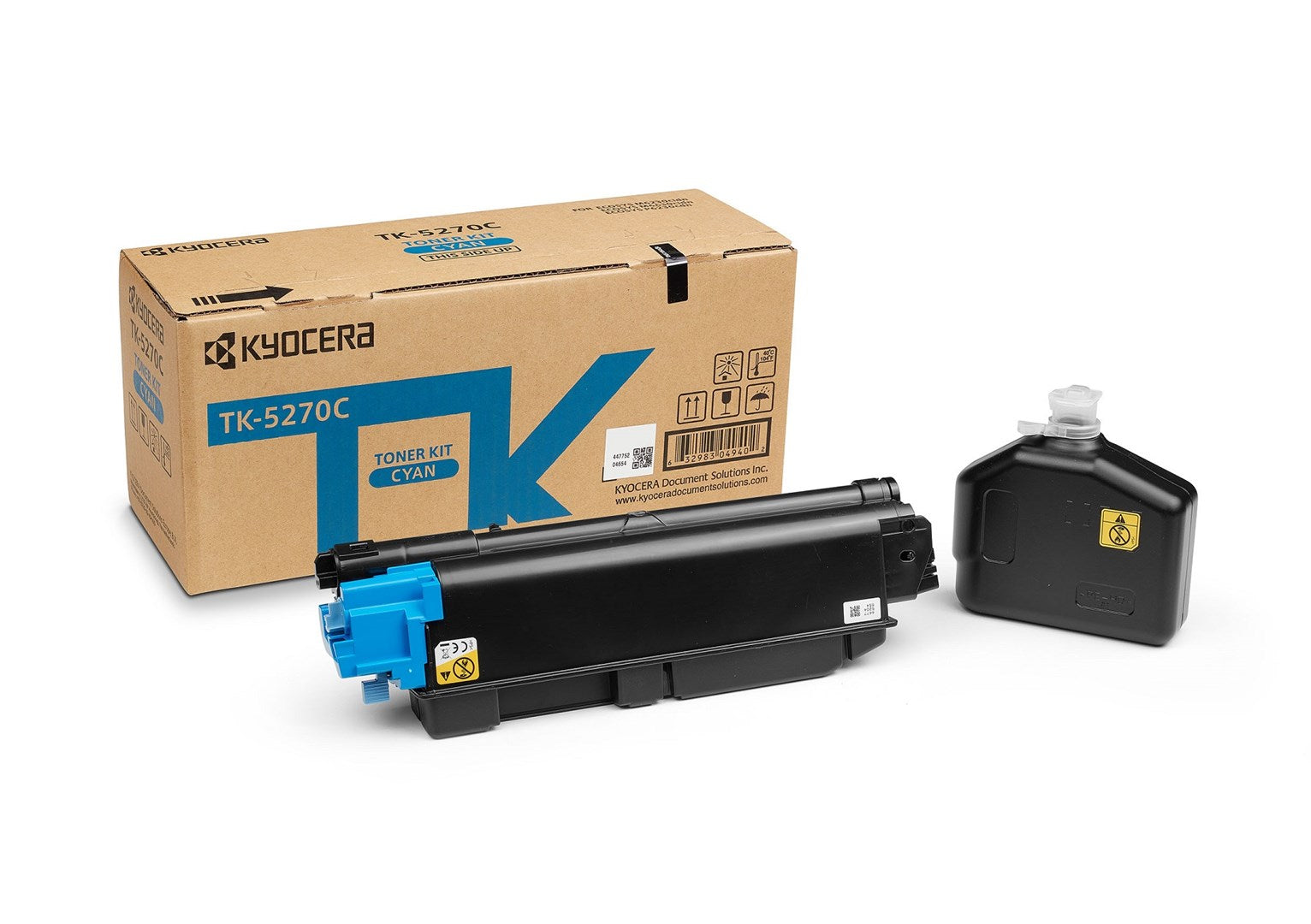 Kyocera TK-5270C Original Cyan Toner - For ECOSYS M6230cidn/M6630cidn/P6230cdn 1T02TVCNL0