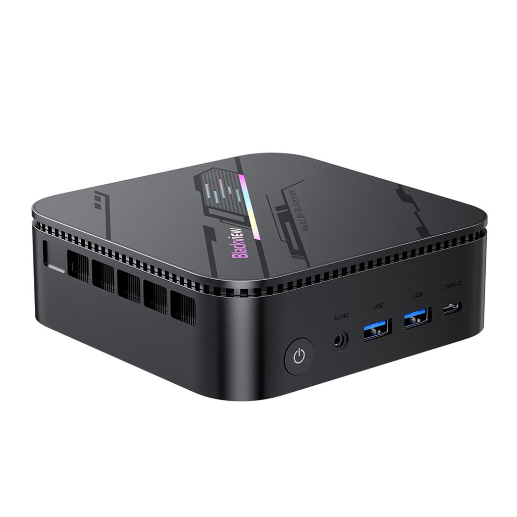 Blackview Mini PC MP100 Pro, AMD Ryzen 5 7430U, 16GB LPDDR4, 512GB SSD, Wi-Fi 6