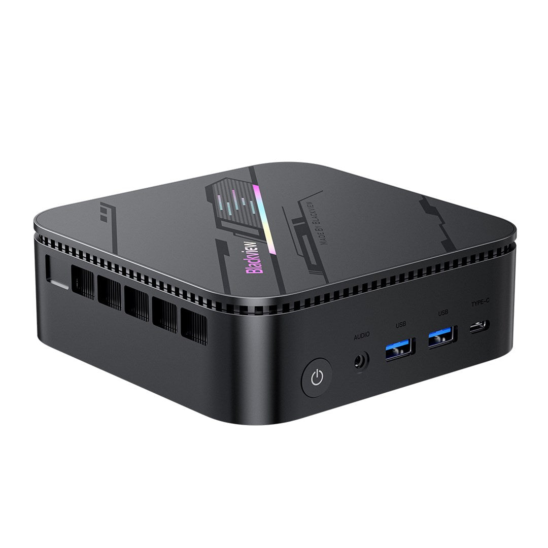 Blackview Mini PC MP100 Pro, AMD Ryzen 5 7430U, 16GB LPDDR4, 512GB SSD, Wi-Fi 6