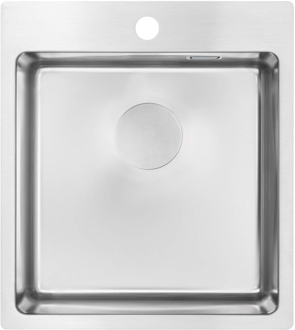 Deante Steel Sink 1-Bowl 45 x 50.5 cm