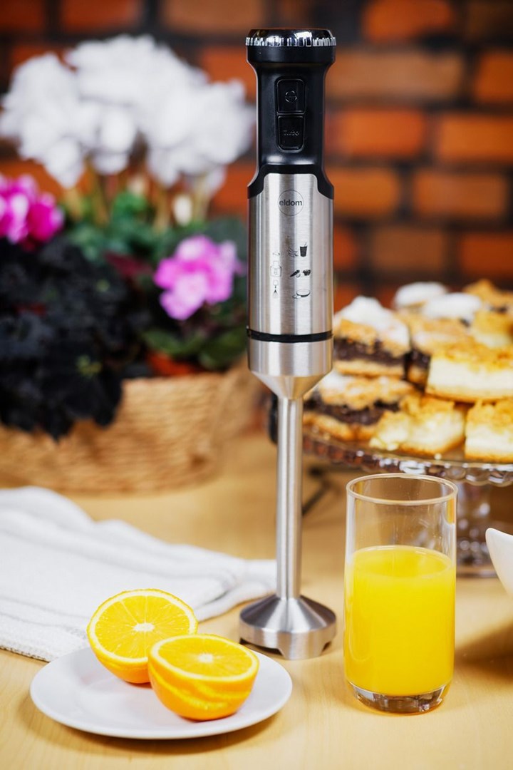 ELDOM Blender JAX  1000 W  metal tip  speed regulation  turbo