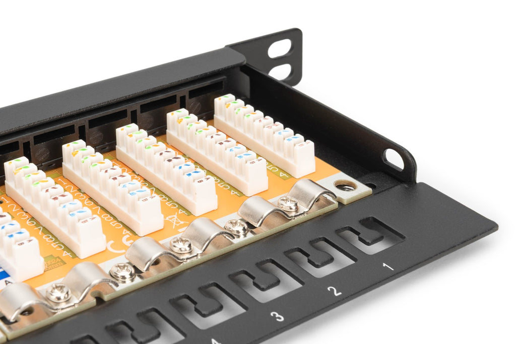 DIGITUS® CAT 6 Class E High Density Patch Panel - Unshielded 0.5U DN-91624U-SL-SH