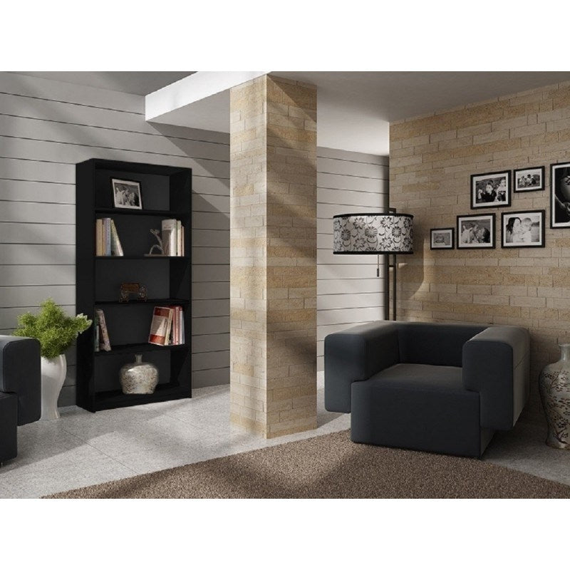 Topeshop R80 Office Bookcase Black
