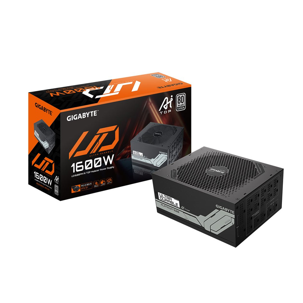 Gigabyte Power Supply 1600W 80 PLUS Platinum Fully Modular Model GP-UD1600PM-PG5