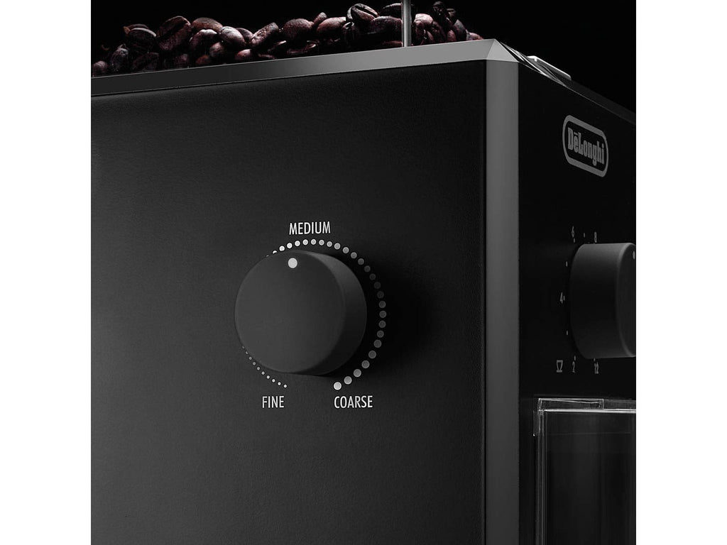 DELONGHI KG79 Electric Coffee Grinder - 120 g Capacity - 17 Grind Settings - Black