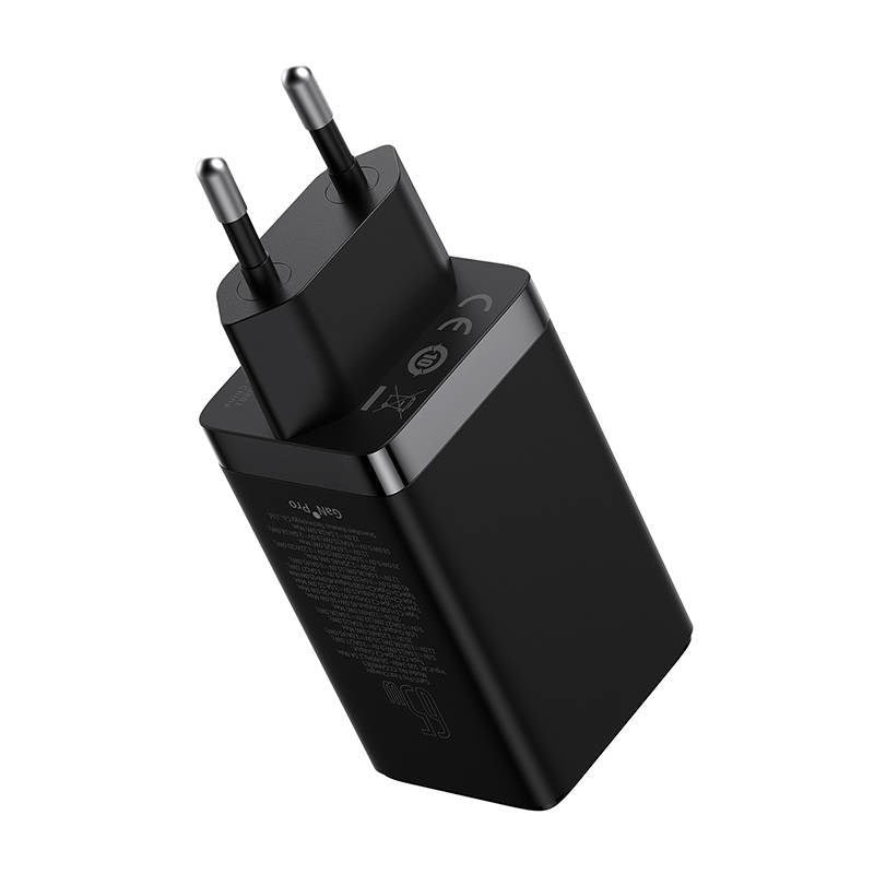 Baseus CCGP120201 Fast Charger 65W, 1x USB-A, 2x USB-C PD 3.0