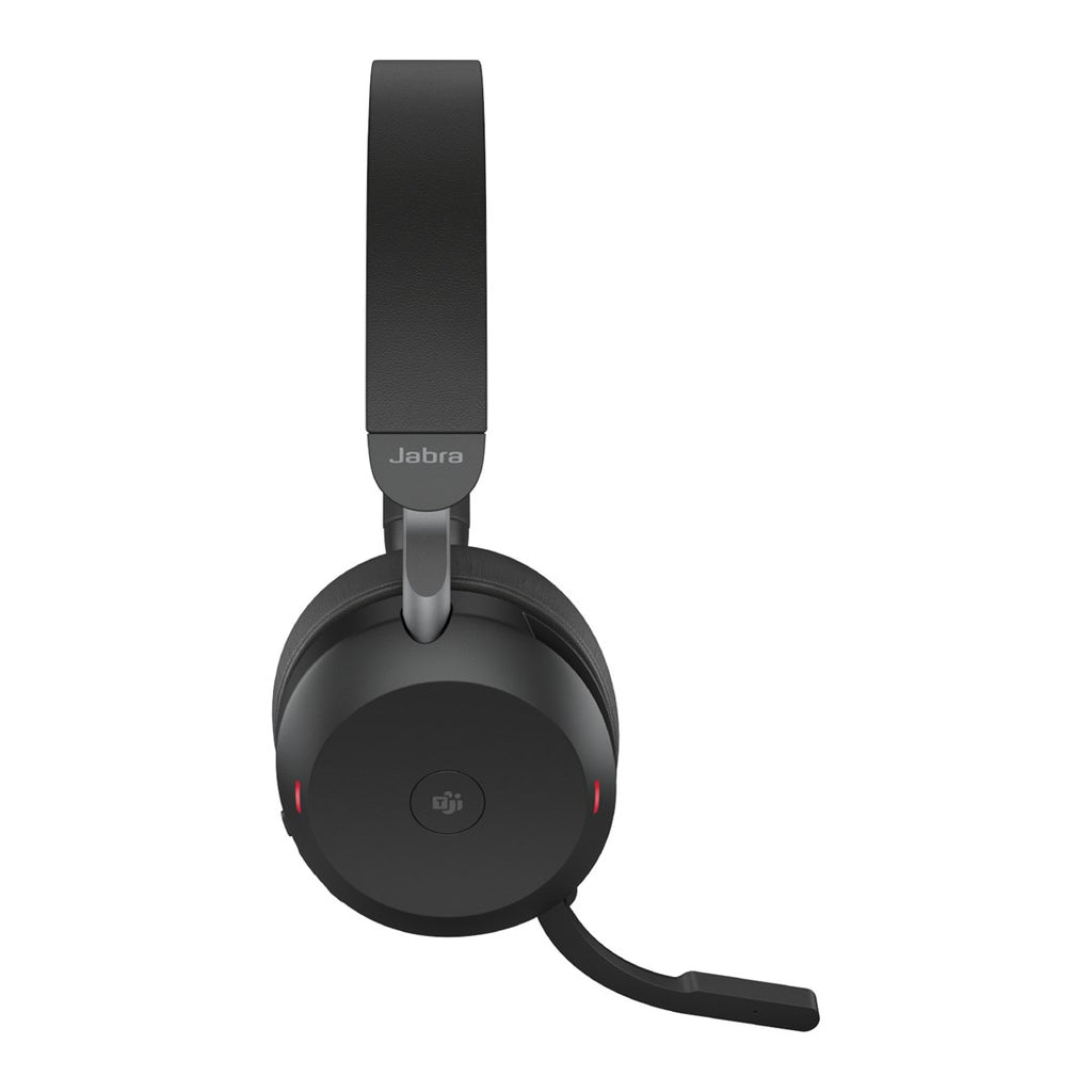 Jabra Evolve2 75 Headset Wired and Wireless Headband Calls/music USB Type-C Bluetooth Charging stand Black