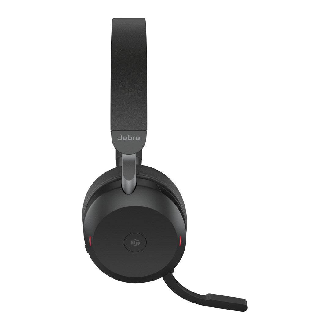 Jabra Evolve2 75 Headset Wired and Wireless Headband Calls/music USB Type-C Bluetooth Charging stand Black