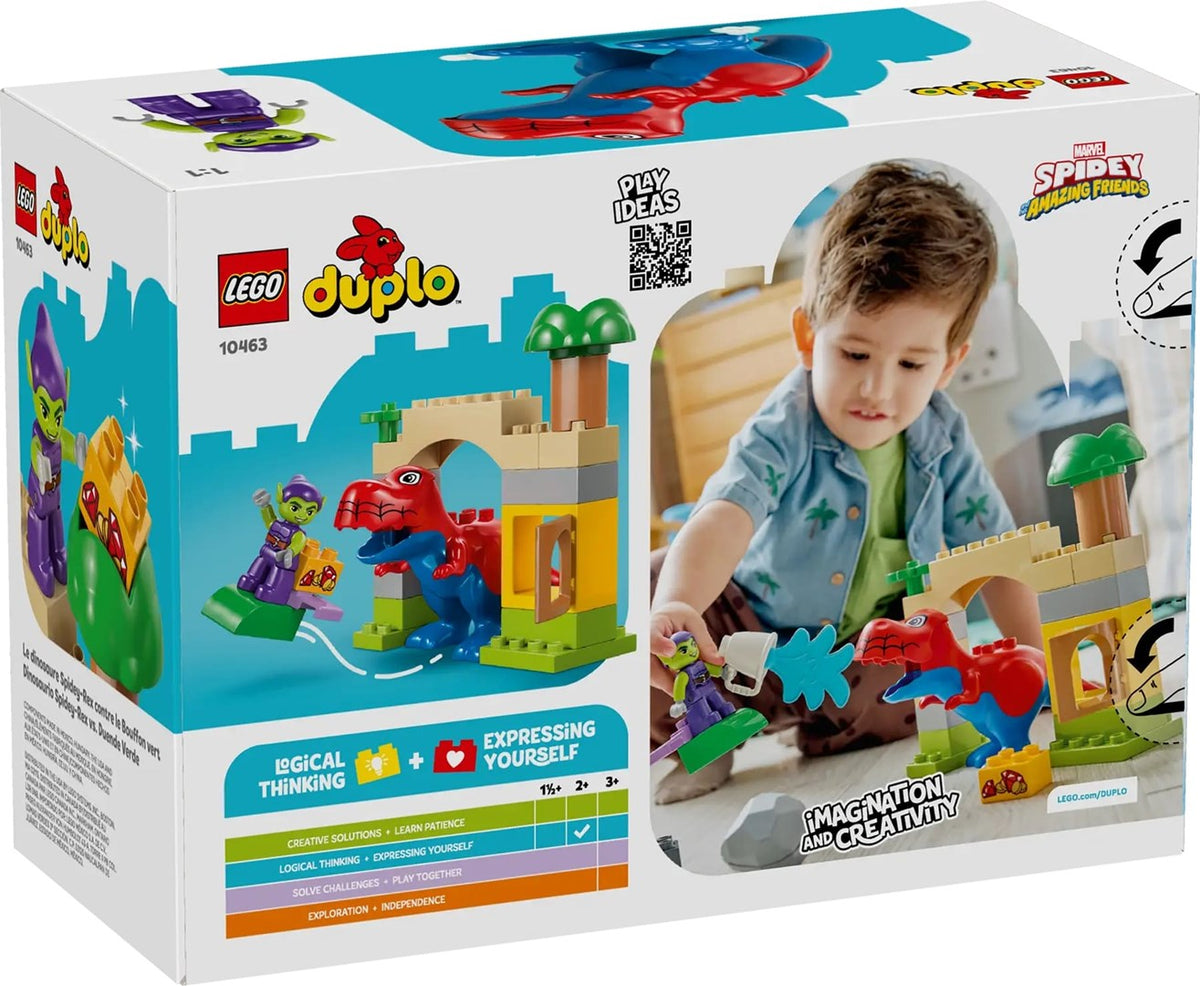 LEGO DUPLO Dinosaur Spidey-Rex vs Green Goblin Toy 10463 - 25 Pieces