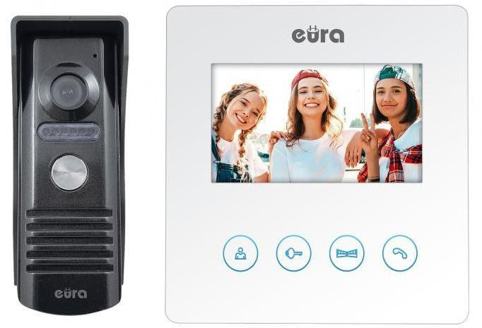 eura Wideodomofon VDP-52A3"ATIRA" White 27631