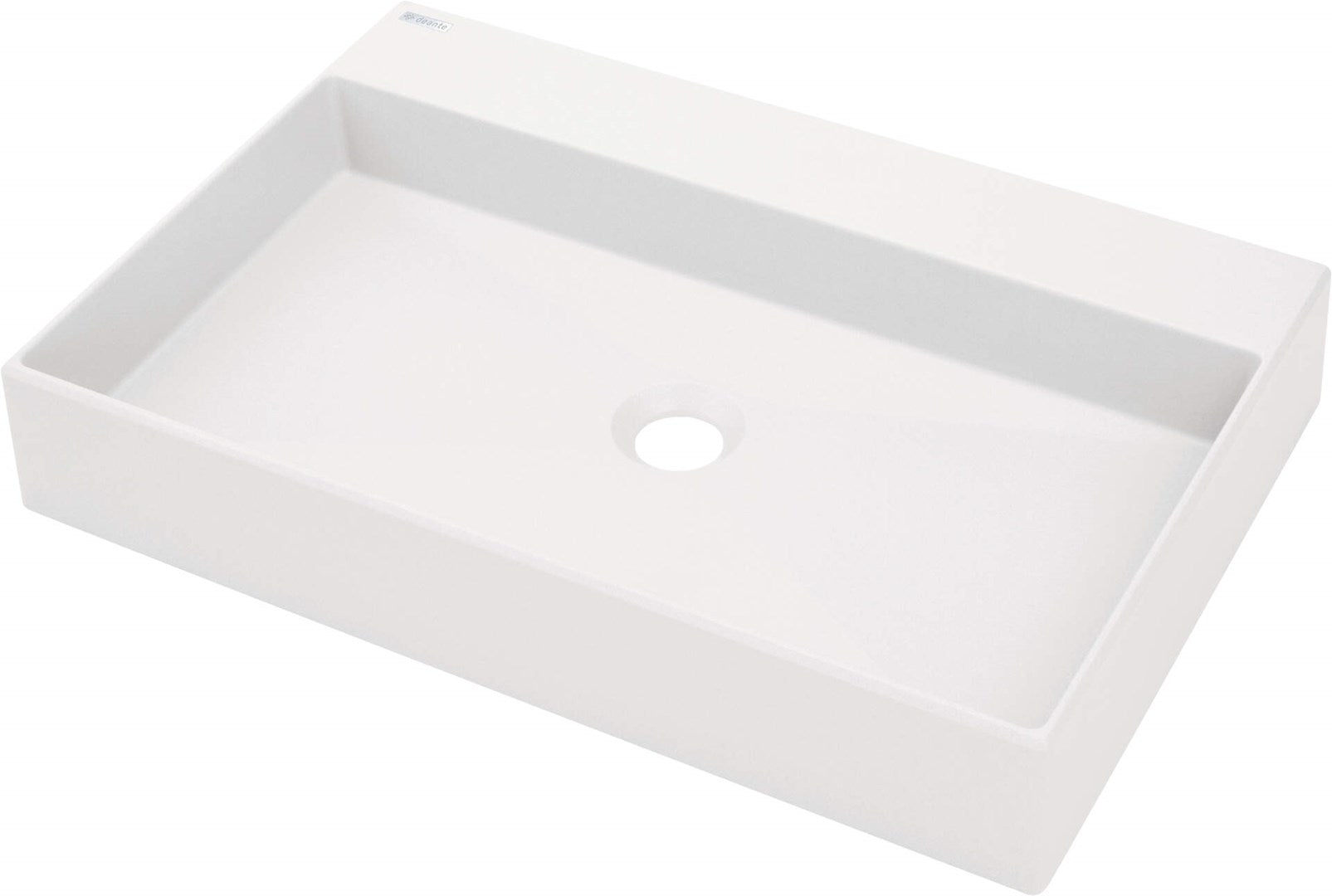 Granite countertop washbasin with space for a tap - 60x40 cm