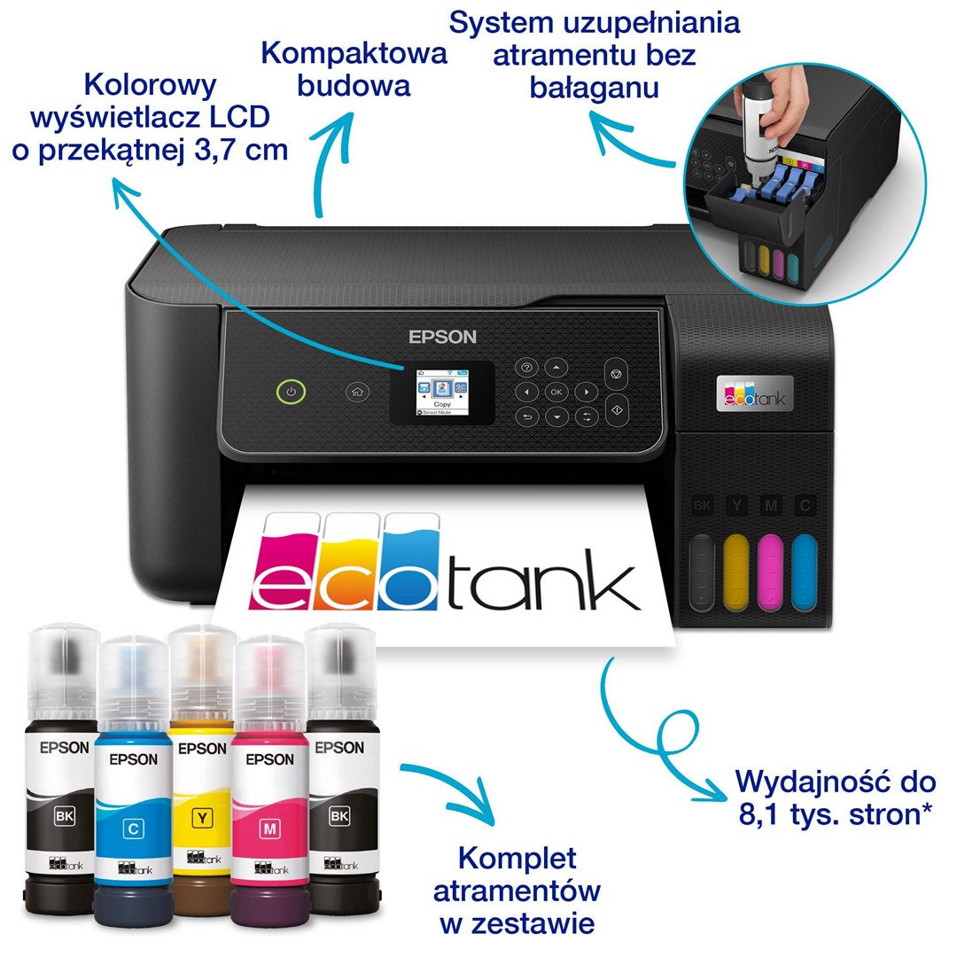 Epson EcoTank L3280 Inkjet A4 5760 x 1440 DPI 33 ppm Wi-Fi