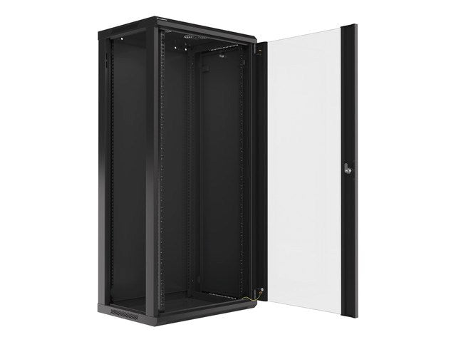 Lanberg WF01-6427-10B rack cabinet 27U Wall mounted rack Black
