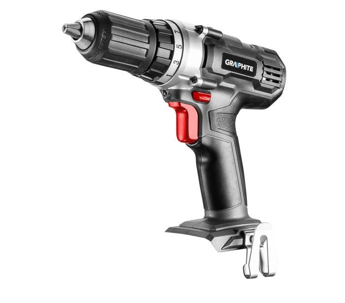 GRAPHITE Cordless Drill 58G006 - 18V, Keyless Chuck, 1250 RPM, 24300 g