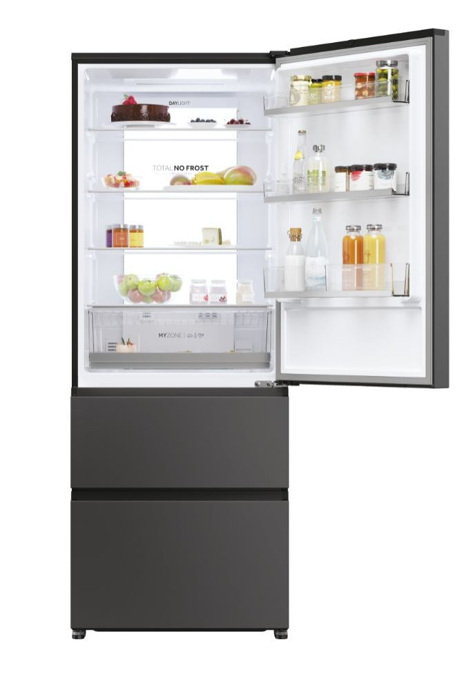 Haier HTR5719ENPT Combi Refrigerator 528 L Black