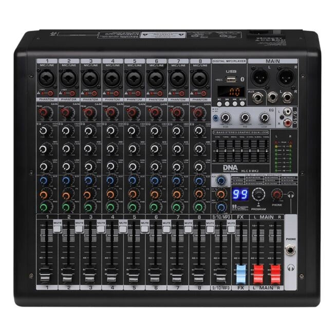 NATEC Analog Sound Mixer 8 Channels 5000 g 320 mm x 610 mm x 180 mm