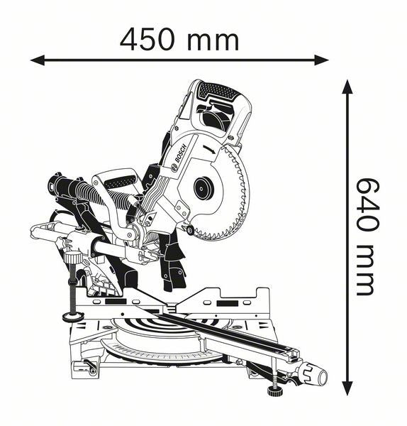 Bosch GCM 8 SDE Professional Mitre Saw 1600 W 5000 RPM