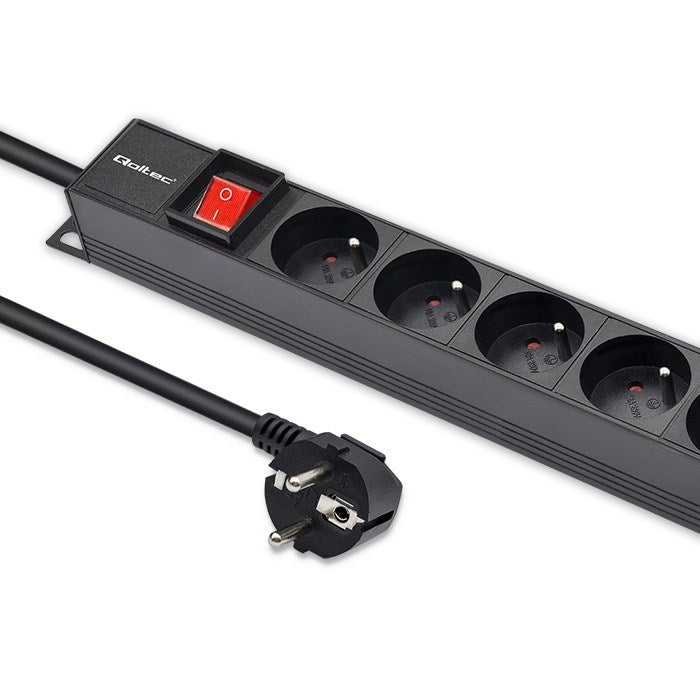 Qoltec Rack Power Strip 1.8 m 2390 g 335x545x117mm Model 54604