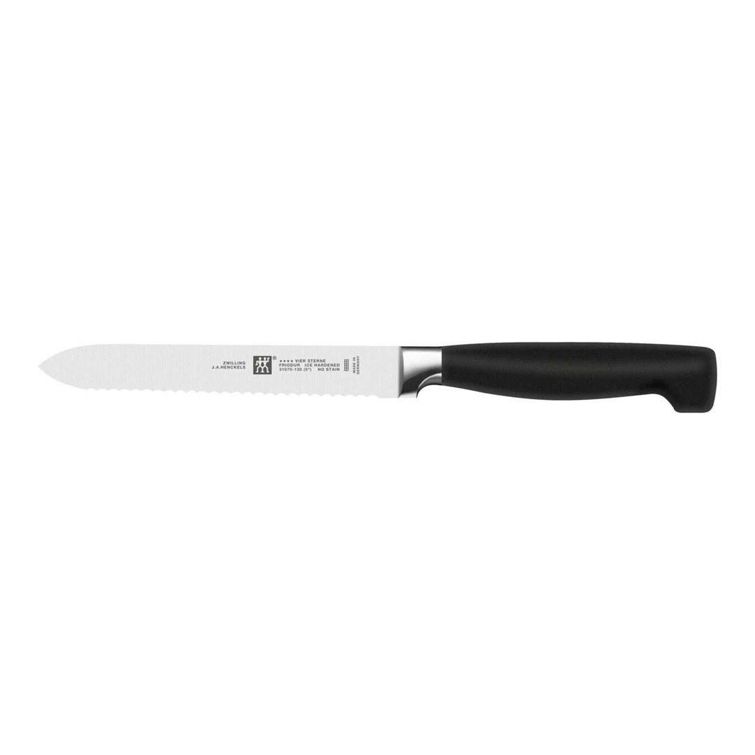 Set of 4 knives in a block Zwilling Four Star - Black