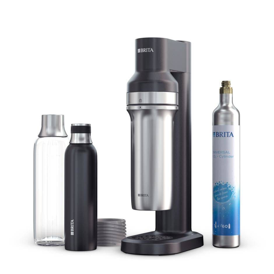 Brita sodaTRIO Soda Maker Black