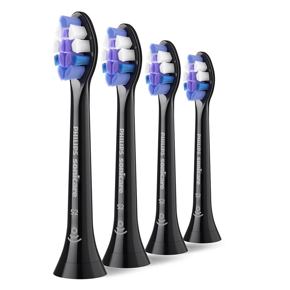 Philips Sonicare Sensitive HX6054/88,4 Pack, Replacement Brush Heads for Men