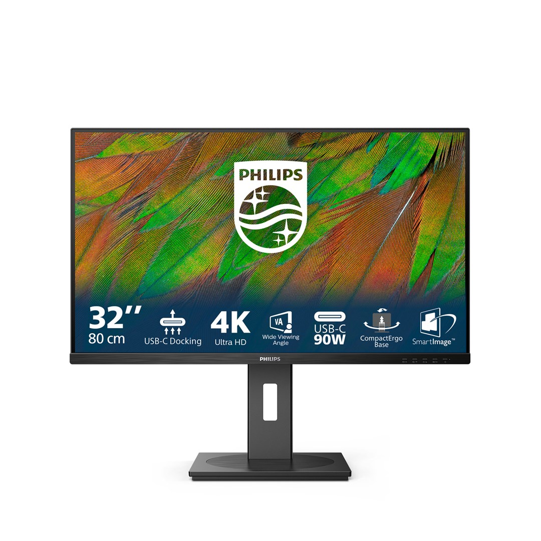 Philips 3000 series 32B1U3900/00 computer monitor 80 cm (31.5 ) 3840 x 2160 pixels 4K Ultra HD LCD Black
