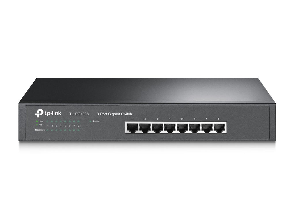 TP-Link TL-SG1008 Unmanaged Gigabit Ethernet Switch 8 Ports Black Networks