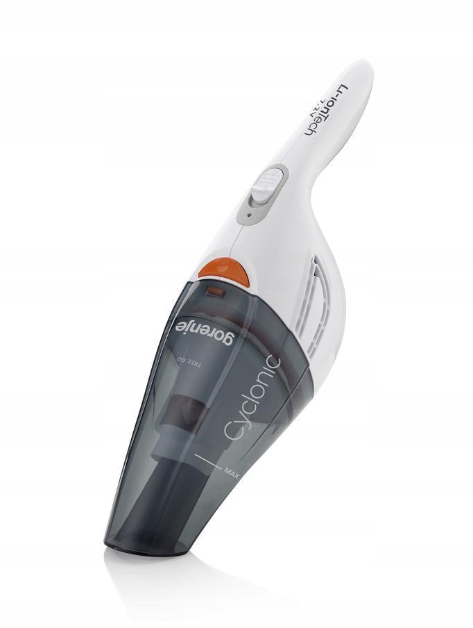 Gorenje MVC72FW handheld vacuum Black  White Bagless