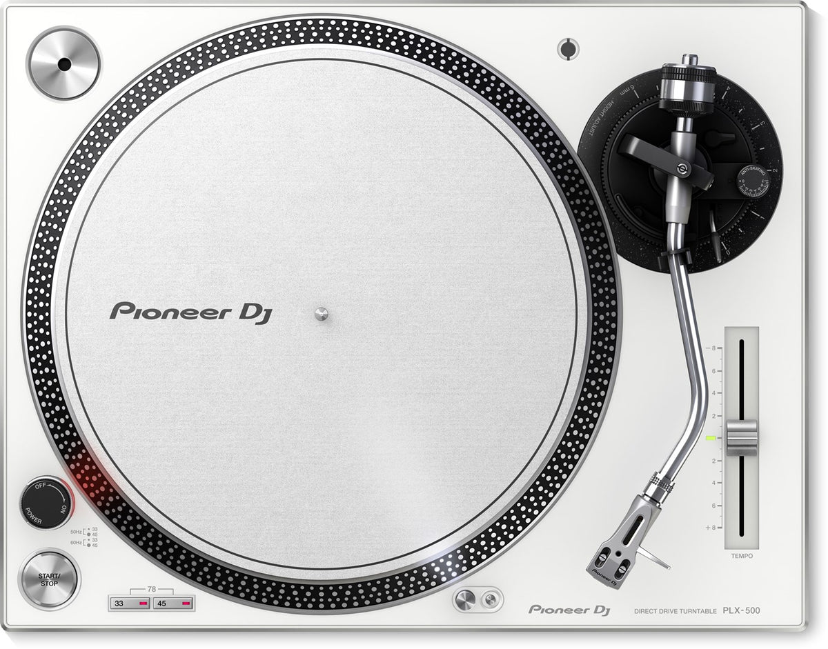 Pioneer DJ Turntable PLX-500-W Direct Drive White | Audio Equipment
