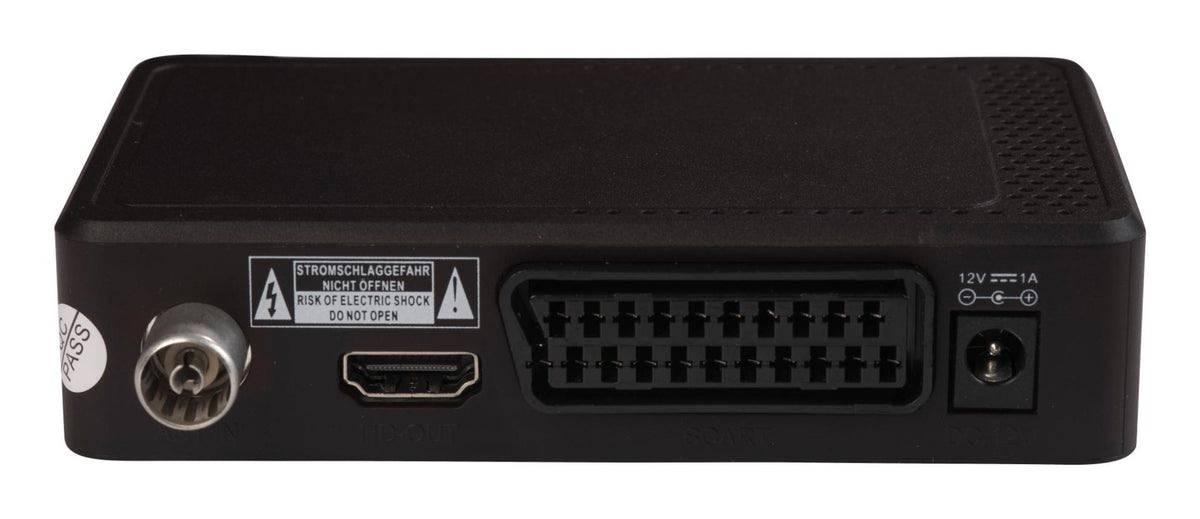 Denver DTB-148 TV set-top box Ethernet (RJ-45)  Terrestrial Full HD Black