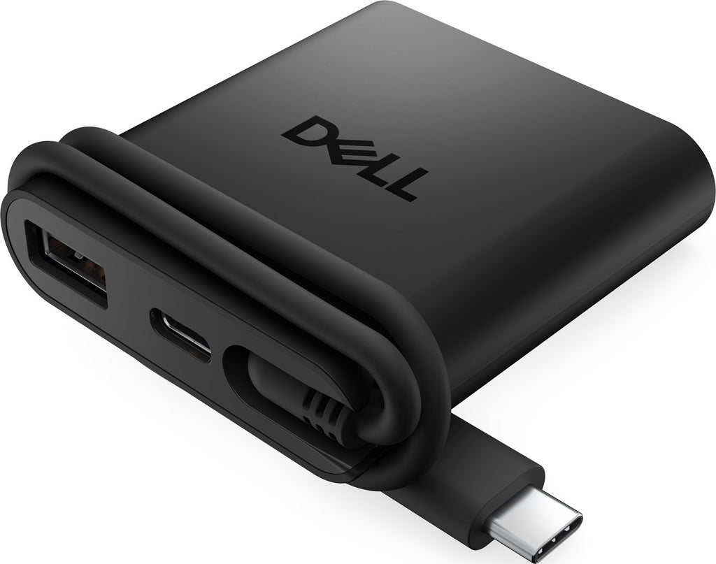 DELL DA225 Wired USB 3.2 Gen 1 (3.1 Gen 1) Type-C Black