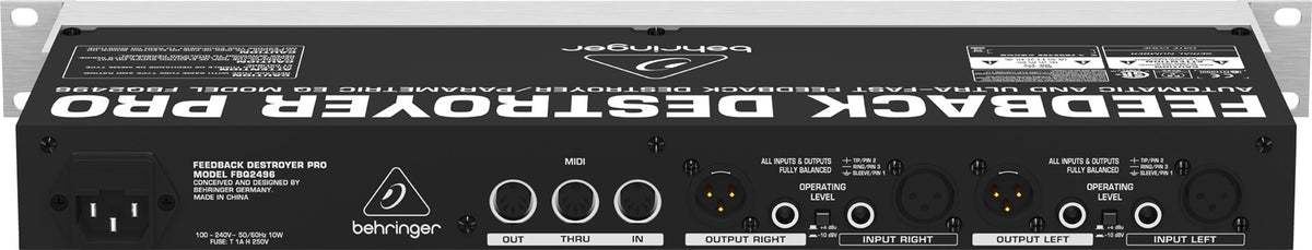 Behringer FBQ2496 Feedback Destroyer PRO
