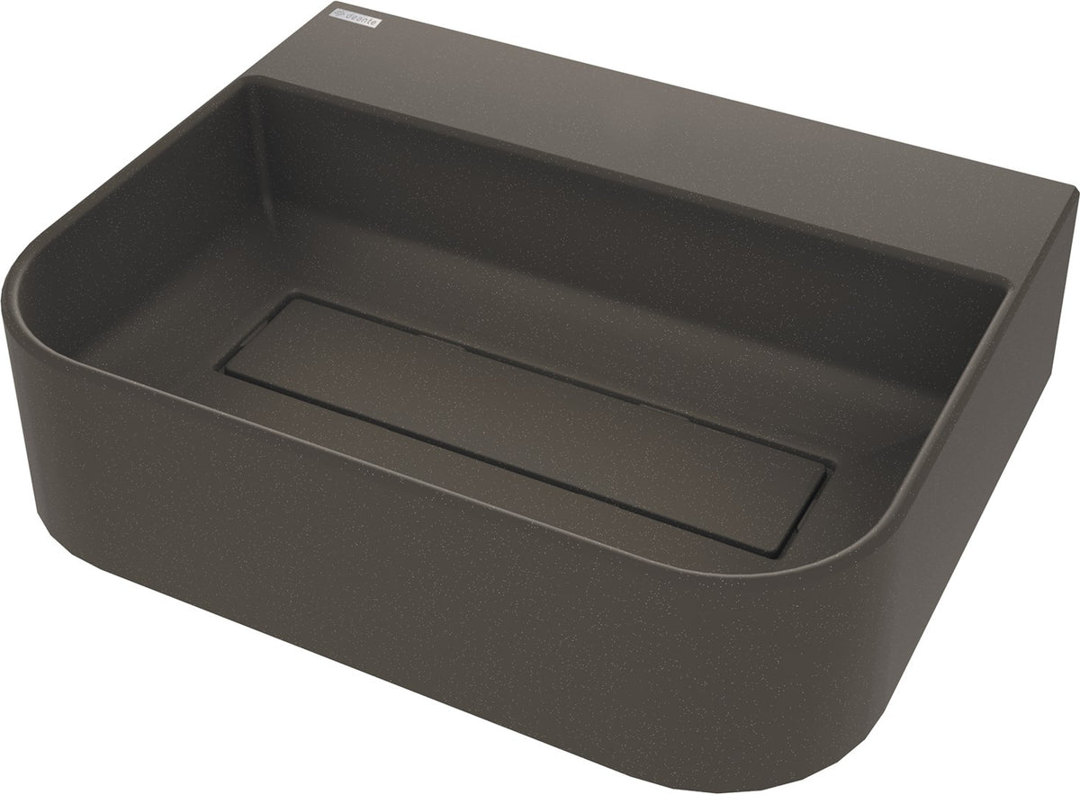 Deante Granite Basin Countertop 405x505mm Metallic Anthracite