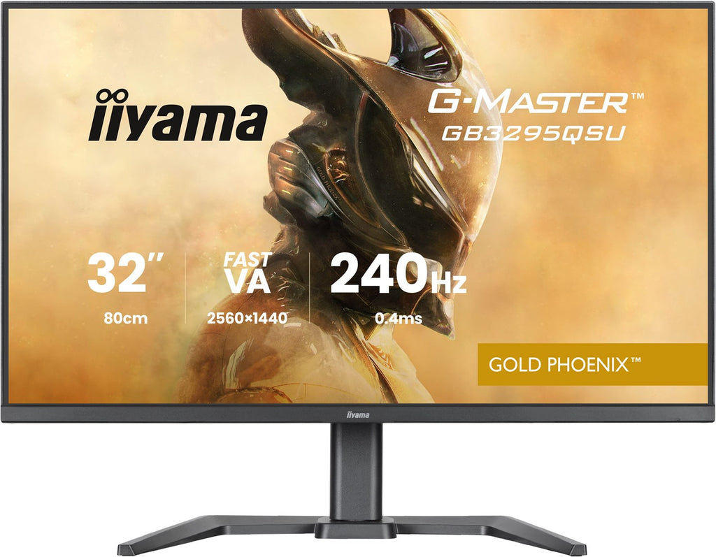 iiyama G-MASTER GB3295QSU-B1 computer monitor 80 cm (31.5 ) 2560 x 1440 pixels Quad HD LED Black