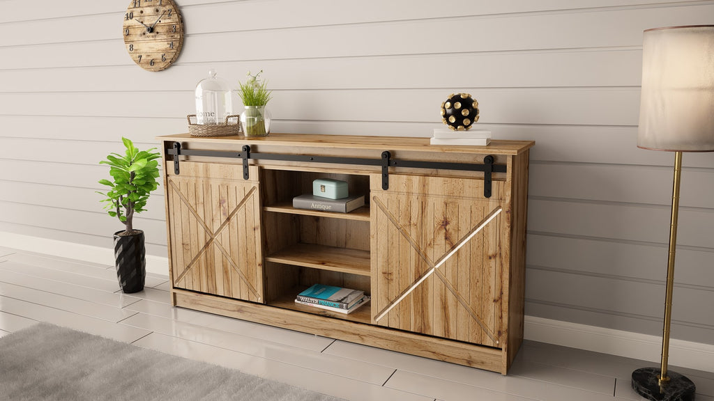Chest of Drawers 160x80x35 GRANERO Oak Wotan - Stylish Storage