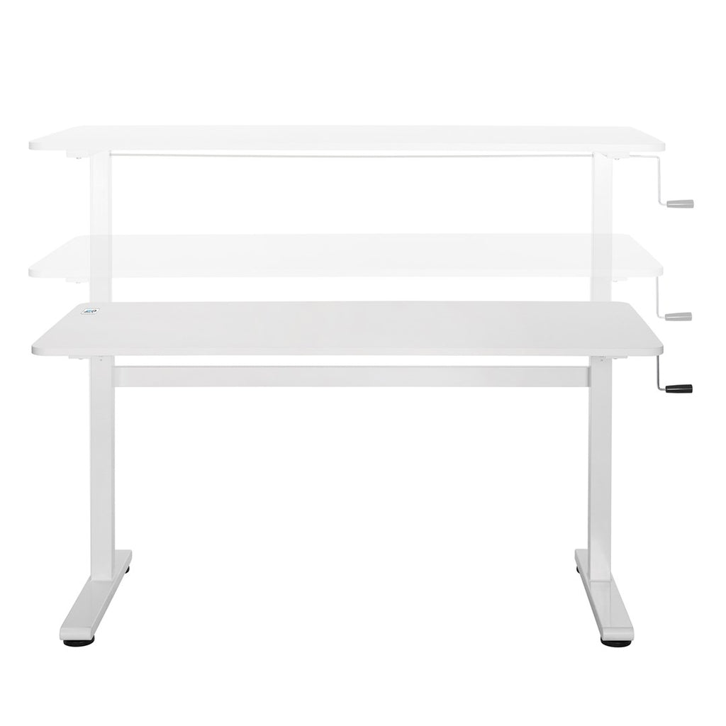 Ergo Office ER-401 W Height Adjustable Desk White