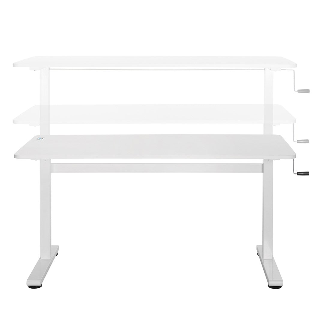 Ergo Office ER-401 W Height Adjustable Desk White