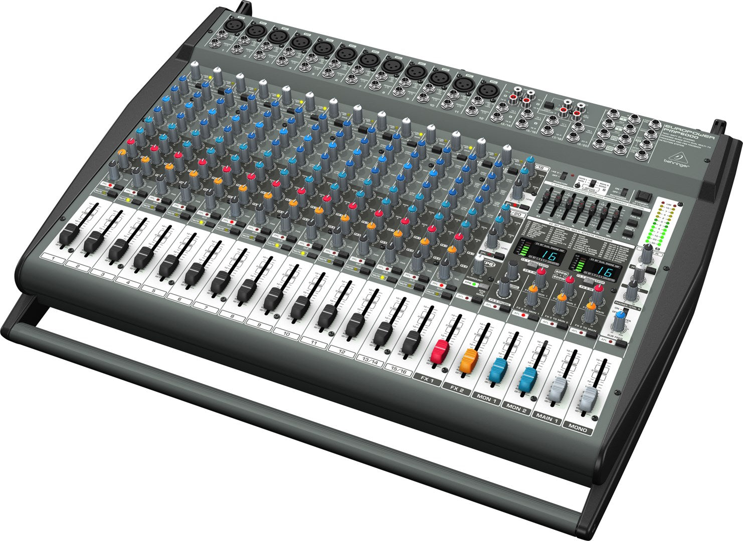 BEHRINGER PMP6000 20-Channel Audio Mixer - Black Chassis, 10Hz-200kHz Response 20-Kanal