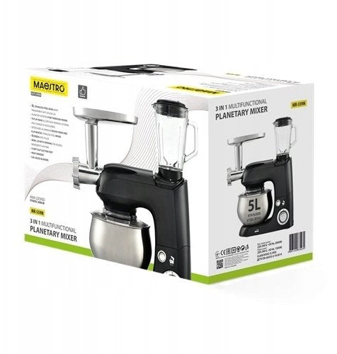 Maestro Standing Food Processor 2000 W 5 L Model MR-559-M