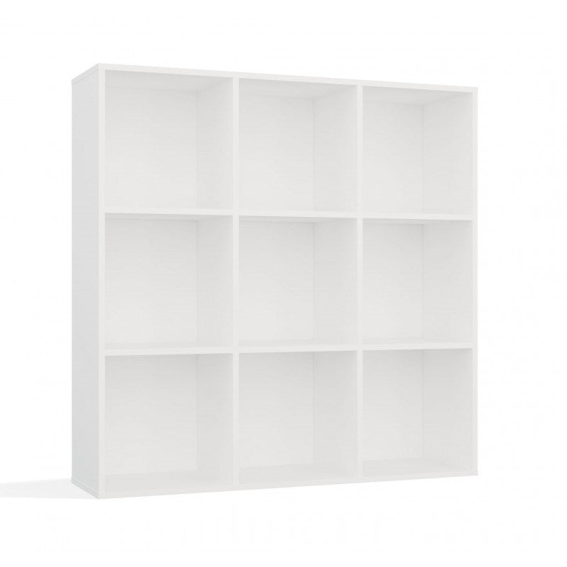 MALAX 3x3 H White Shelving Unit