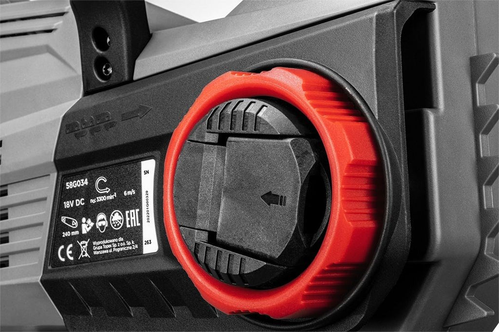 Graphite 58G034 Cordless Chainsaw 250 mm 18V