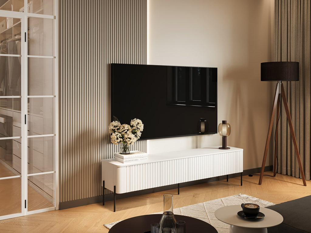 Cama VERA TV Cabinet 190x40x50 Matt White