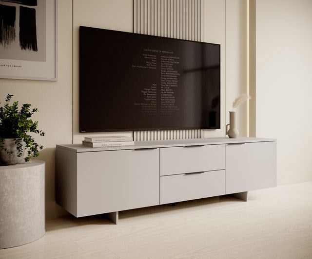 ALMA RTV 2D2S Cabinet 180x41.5xH55 Cashmere