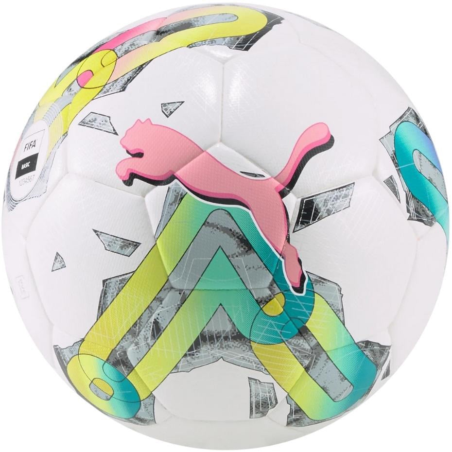 PUMA Football Orbita 4 HYB FIFA Basic 470 g White, Green & Pink 8378101