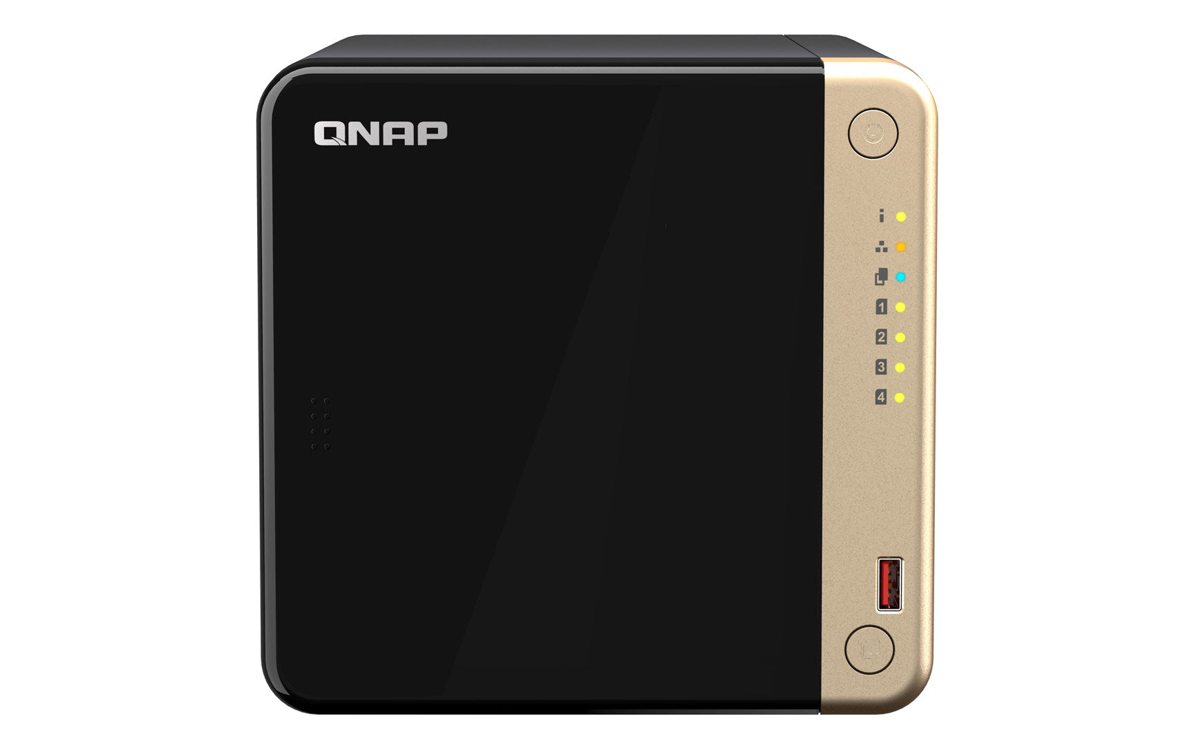 QNAP TS-464 - NAS Server - 4 Bays - SATA 6Gb/s - RAID 0,1, 5,6, 10, JBOD - 8 GB RAM